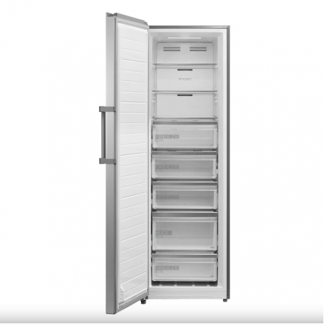 Midea MDRU385MTE46 Κάθετος Καταψύκτης 272Lt No Frost Υ185 x Π59,5 x Β61,8cm Inox